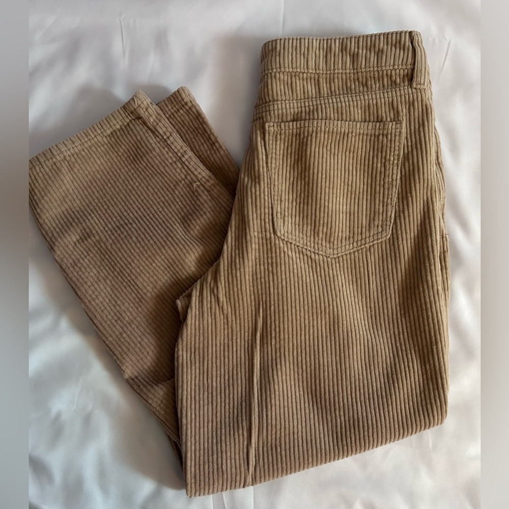 SO Light Brown High Rise Straight Leg Corduroy Pants Size 13/31